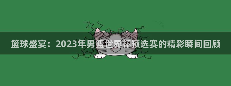 世界杯16强赛程表：篮球盛宴：2023年男篮世界杯预选赛的精彩瞬间回顾